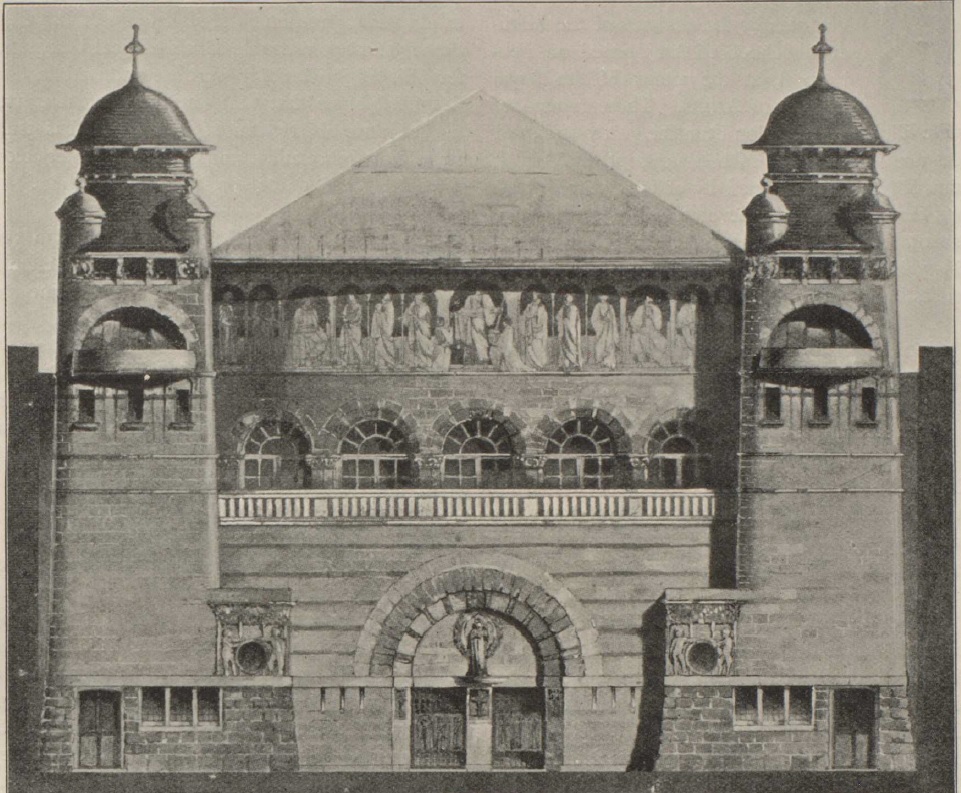 C. Harrison Townsend, First design for Whitechapel Art Gallery,
1896